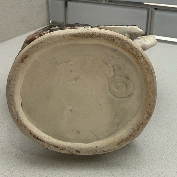 Vintage Rooster Ceramic Planter 1950s Mid-Century Pottery Hand-painted MCM - Picture 11 of 13